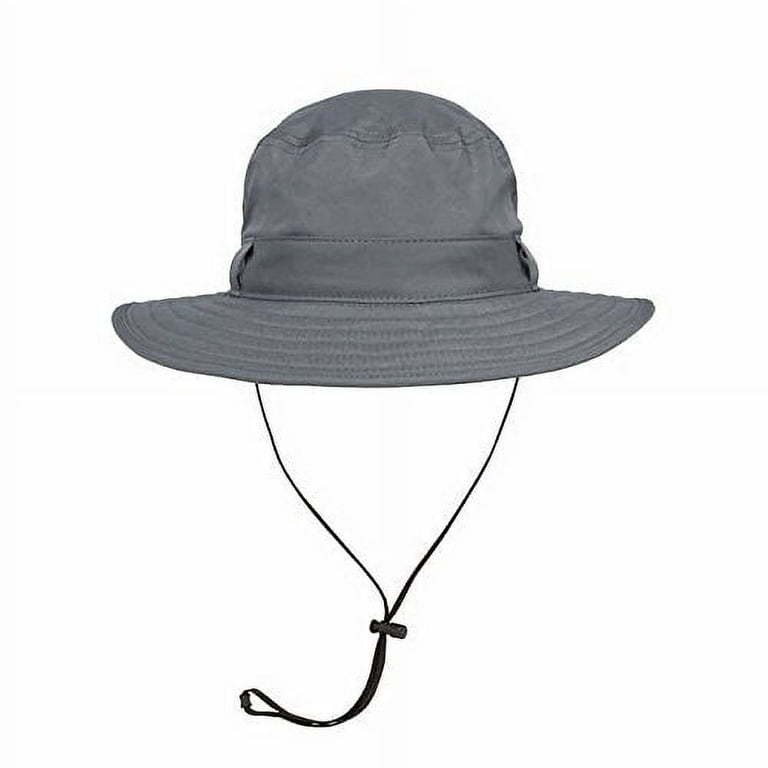 Solar Escape Men s UV Explorer Bucket Hat UPF 50 Charcoal One Size NEW