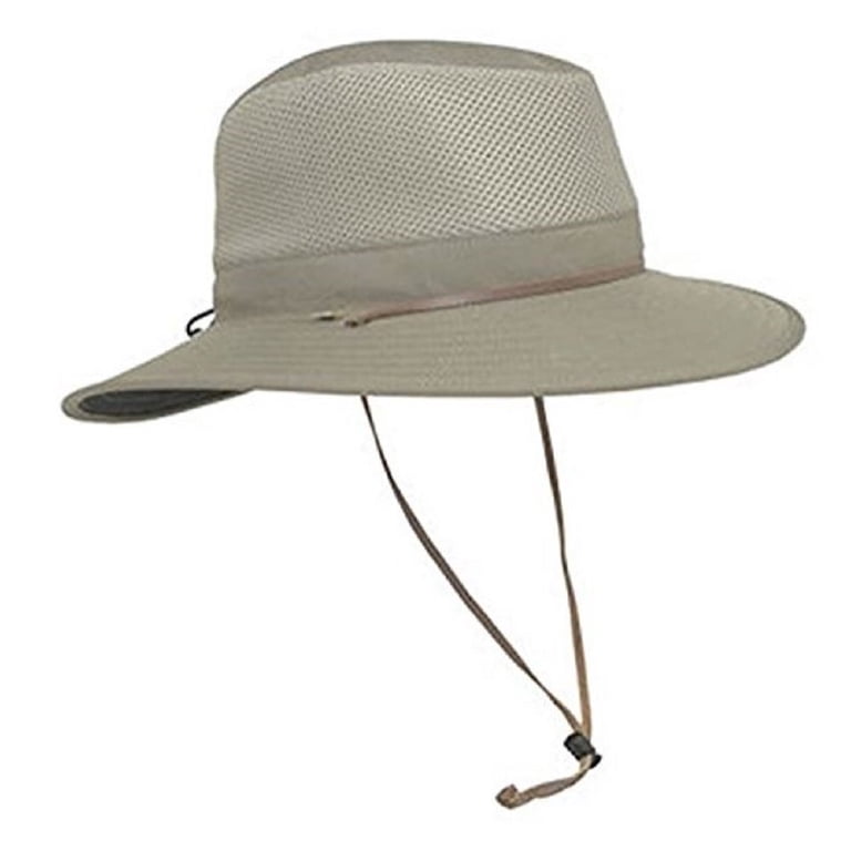 Solar Escape Outback Mens UV Protection UPF 50 Hat Khaki One  display picture 1