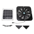 Solar Exhaust Fan 100W Solar Panel with 13.5inch Fan Waterproof Solar