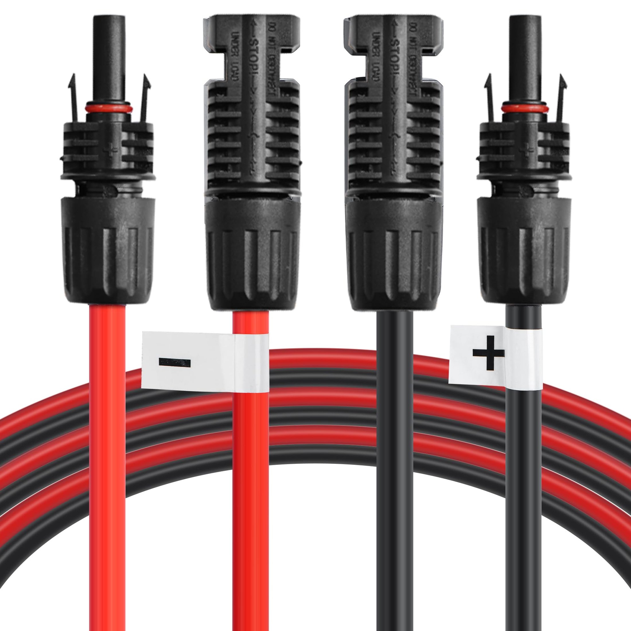 Solar Extension Cable 10AWG 20Feet with Connectors for Solar Systems