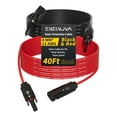 thumbnail image 1 of Solar Extension Cable 40Ft 12AWG, Solar Wire with Tool-Free Solar Connectors, Waterproof Solar Panel Extension Cable 4mm², PV Cable 12Gauge for Home Boat RV Solar Panels, 1 of 6