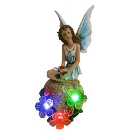 Solar Fairy With Light In Blue