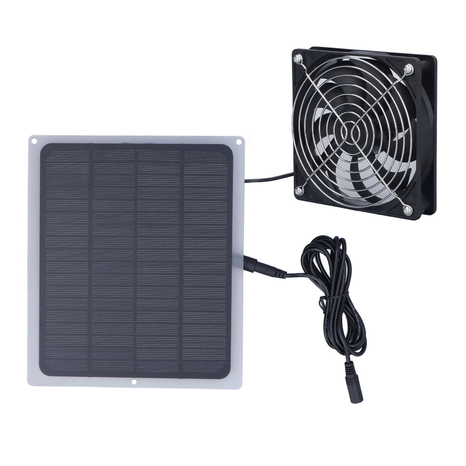 Solar Fan, 6W Weatherproof Solar Powered Fan Solar Panel Fan Kit With