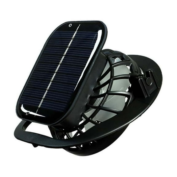 Solar Fan,800 mAh Solar Fan Suitable for Most Hats,3 Speed Strong Wind Mini Fan,Personal Cooling Desk Fan for Stroller Travel Camping,Outdoor Hat Accessories