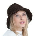 thumbnail image 1 of Solar Fan Bucket Hat with Neck Cover - Cooling Hat Golf UV Protection Women's Autumn And Winter Woolen Pot Hat Fashion And Cute Knitted Warm And Cold Fisherman Hat, 1 of 7