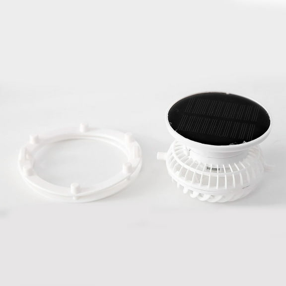 Solar Fan Cap Rotating Removable Mini Fan | Solar Powered USB Rechargeable Hat Fan | 3 Speed Portable Cooling Accessory | Fits Most Round Hole Caps | Powerful Airflow | 1 Piece