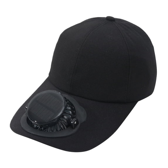 Solar Fan Cap with Removable Fan & USB Charging/Digital Display-Adjustable UPF 50+ Cooling Sun Hats for Outdoor,Beach,Sports
