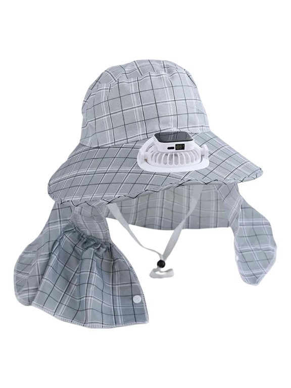 Solar Fan Hat Sun Hat With Fan Brim Ventilador Wide Sunhat USB And Solar Powered FA N Hats For Hiking Travel