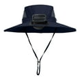 thumbnail image 1 of Solar Fan Hat Wide Brim Solar Fan Hat Outdoor Wide Brim Sun Hat with Solar Fan Fishing Hat - Removable & USB Charging Fan for Children's Outdoor Leisure. Thin Sun Visor For Girls And Boys, 1 of 3