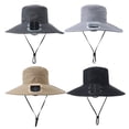 thumbnail image 1 of Solar Fan Hat Wide Brim with Built in Fan Lightweight Breathable Cooling Sun Hat for Hiking Fishing Beach Camping Gardening by PALIFEUR, 1 of 6