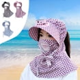 thumbnail image 1 of Solar Fan Hat with Face Shield Windproof 5 Speed 10+ Hours Battery Cooling Sun Cap for Cycling Tea Picking Hiking Travel by PALIFEUR, 1 of 7