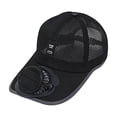 thumbnail image 1 of Solar Fan Hats, Hat with Fan Inside Rechargeable Fan Baseball Cap for Men, 2026 Spring Summer Sun Protection Hat with Built-in Solar Fan, Adjustable Sunshade Cap for Outdoor Sports, Hiking, Beach, 1 of 5