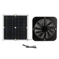 Solar Fan Kit 100W Solar Panel Ventilator Fan Exhaust Fan for Chicken Coops
