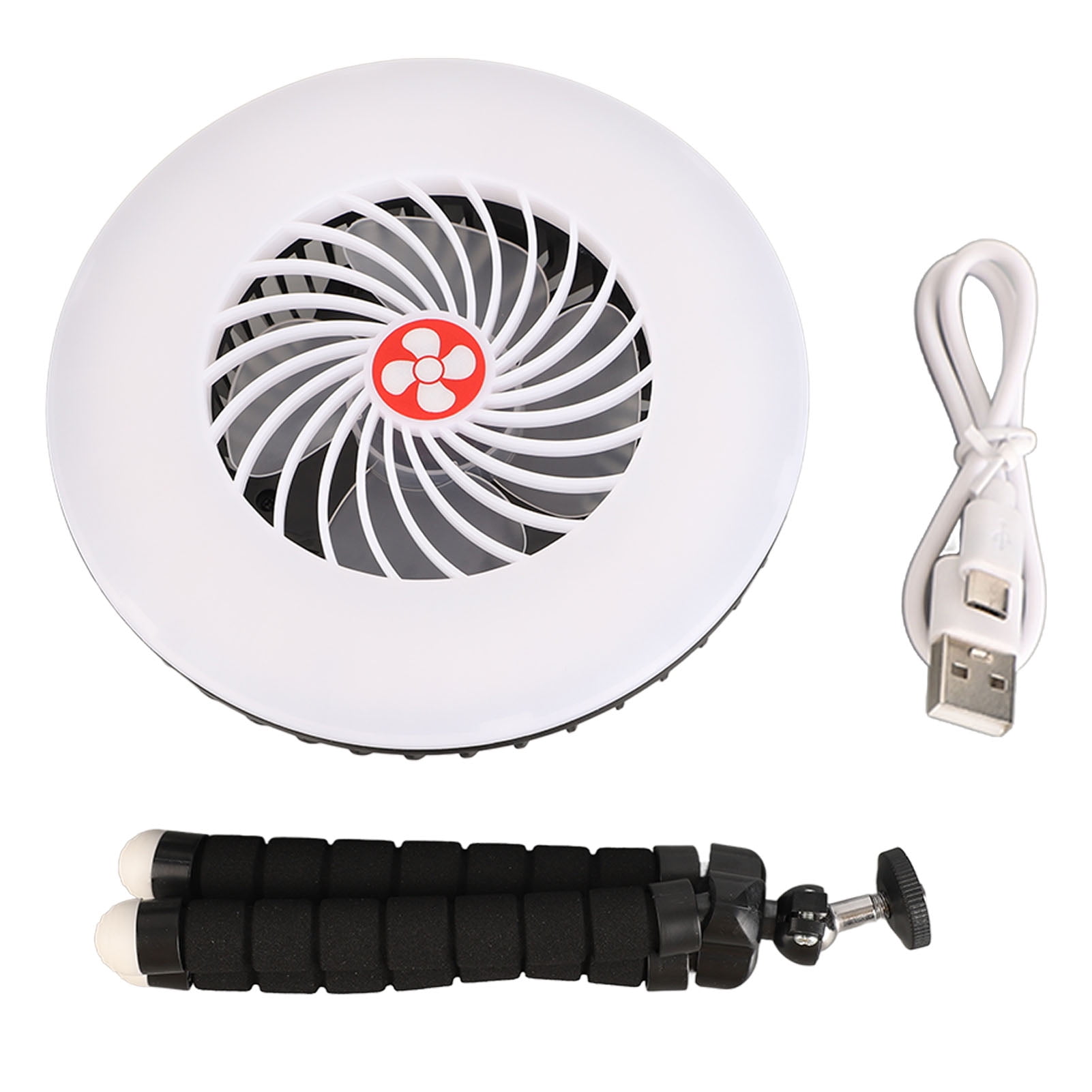 Large Solar Powered Fan 10.63 Inch Solar Fan \u0026 LED Light Kit - 3 Bulb Solar  Powered Cooling \u0026 Lighting System Light Replacement, image size:1601x1601