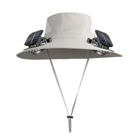 Solar Fan Outdoor Fishing Hat Men Sun Hat With Solar Fan Fishing Hats Fan Hat for Hiking Camping