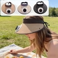 thumbnail image 1 of Solar Fan Sun Hat Outdoor Wide Brim USB Rechargeable 3 Speed Adjustable Cooling Cap with Detachable Neck Shawl for Hiking Fishing by PALIFEUR, 1 of 7