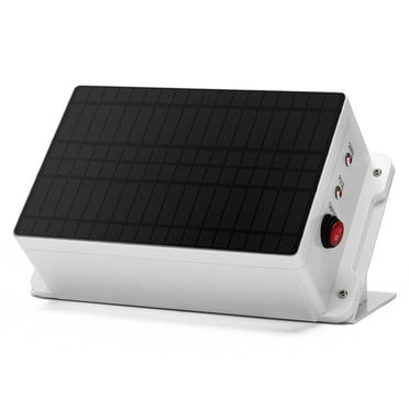 Solar Fence Charger, Briidea 5.6 Miles Solar Electric Fence Charger, 0.2 Joules, Protect Your Livestock Garden Pasture from Wildlife, IP66 Waterproof