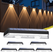 Solar Fence Lights 6 Pack - rated 4.8 stars from 6 reviews