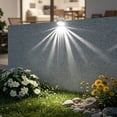 thumbnail image 1 of Solar Fence Lights Outdoor, Drill-Free Waterproof LED Deck Lights With Warm Light, For Outside, Backyard, Railing, Step, Patio,Wall and Home Improvement,A, 1 of 6