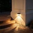 thumbnail image 1 of Solar Fence Lights Outdoor, Drill-Free Waterproof LED Deck Lights With Warm Light, For Outside, Backyard, Railing, Step, Patio,Wall and Home Improvement,B, 1 of 6