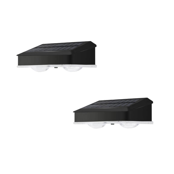 Solar Fence Lights Outdoor, Solar Powered Deck Light with 8 Fixed Colors and RGB Cycling Mode, IP64 Waterproof Ambient Solar Lights for Backyard Steps Railing Balustrade Pathway Garden