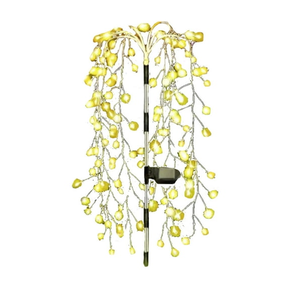 Solar Firecracker Lights 30 Inch - Warm White Garden Stakes for Halloween, Outdoor Pathway & Festive Yard Decor