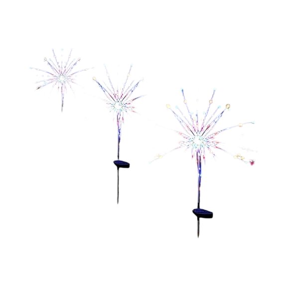 Solar Firework Dandelion Decorative Lights with 60/90/120/150/200 LED Bulbs - Waterproof Solar Stake Lights Easy to Install - For Garden Patio Pathway Wedding Party Holiday Indoor Outdoor Decoration
