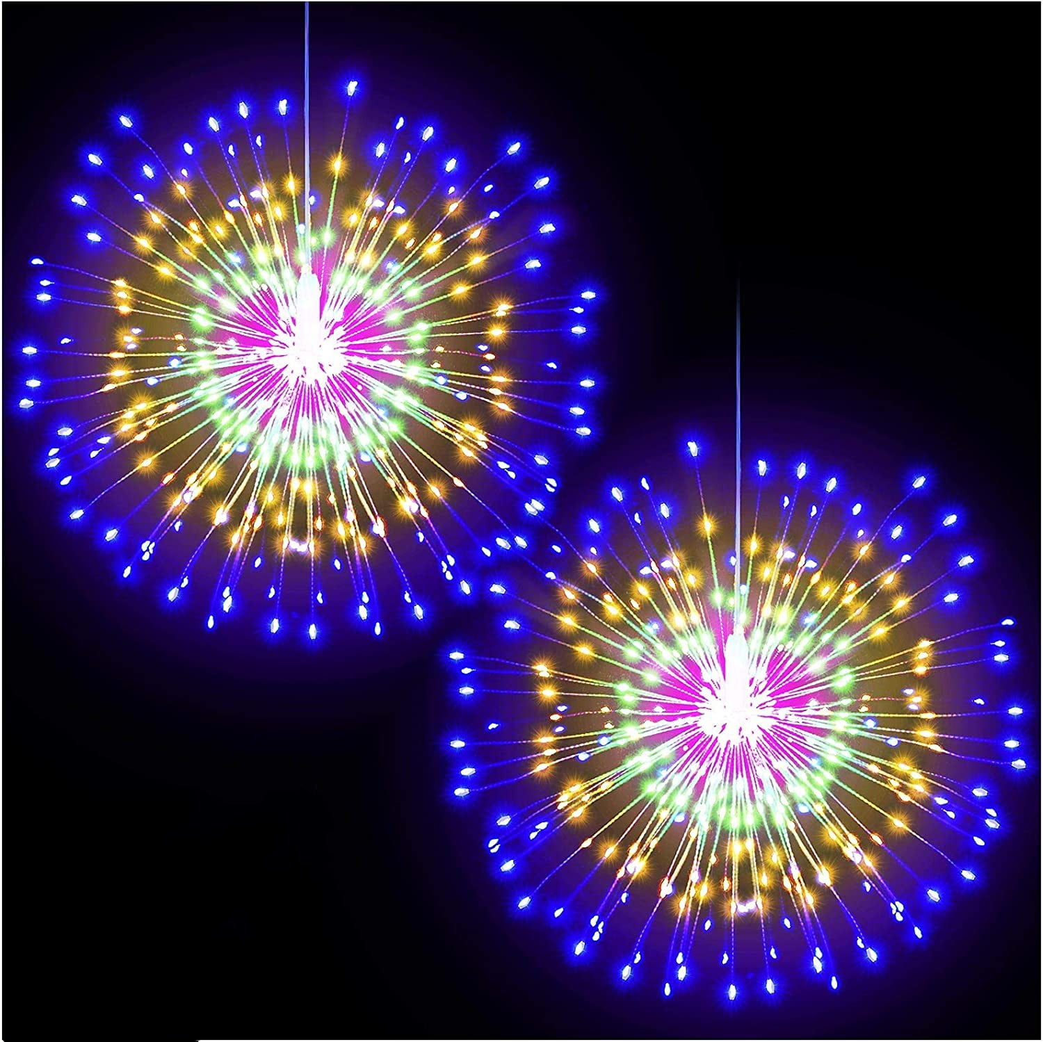 Solar Firework Lights by Happon, 200 LED Fairy Light Waterproof Copper