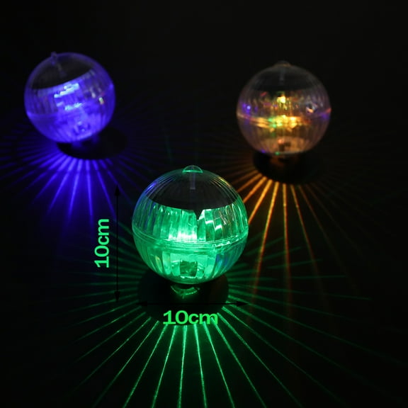 Solar Floating Light for Swimming Pool, Color Changing Waterproof LED Pond Light, Solar Night Light Garden Party Home Decor, 2Pcs