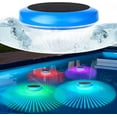 thumbnail image 1 of Solar Floating Pool Lights, Pool Lights that Float with RGB Color Changing Waterproof Floating Pool Lights for Swimming Pool at Night Solar Pool Lights for Outdoor Pool Pond Hot tub Fountain(1 Pcs), 1 of 6
