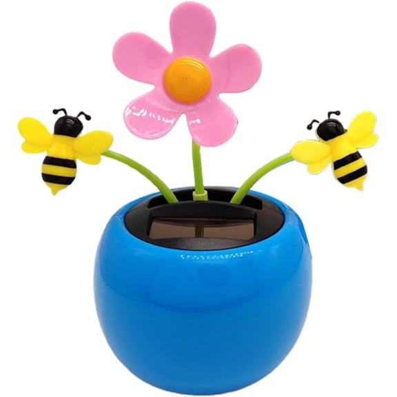 Solar Flower Toy, Solarflower – Funny Solar Powered Dancing Flower Pot Car Ornaments, Solar Dancing Flower Car Dashboard Decorations, Flower Swinging Toy for Car Decor, Funny Gifts for Friends