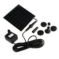 thumbnail image 1 of Solar Fountain for Birdbath, Solar Bird Bath Fountain Pump, 3W Solar Fountain with 4 Nozzle, Free Standing Floating Solar Powered Water Fountain Pump for Bird Bath, Garden, Pond Clearance, 1 of 8