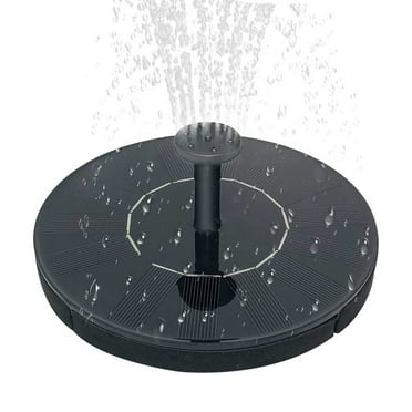 Solar Fountain Floating Fountain Outdoor Pool Decorative Bird Feeder Rock Fountain Solar Water Pump Fountain
