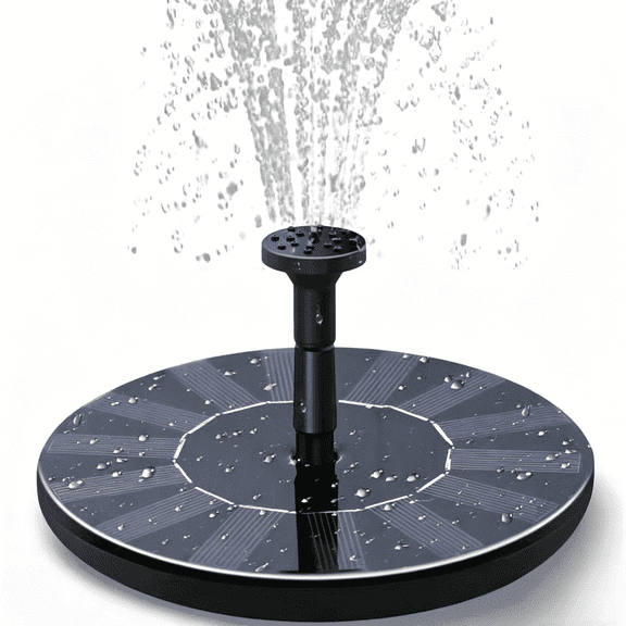 Solar Fountain Pump Outdoor with Free Standing Floating Solar Powered Water Fountain Pump for Bird Bath