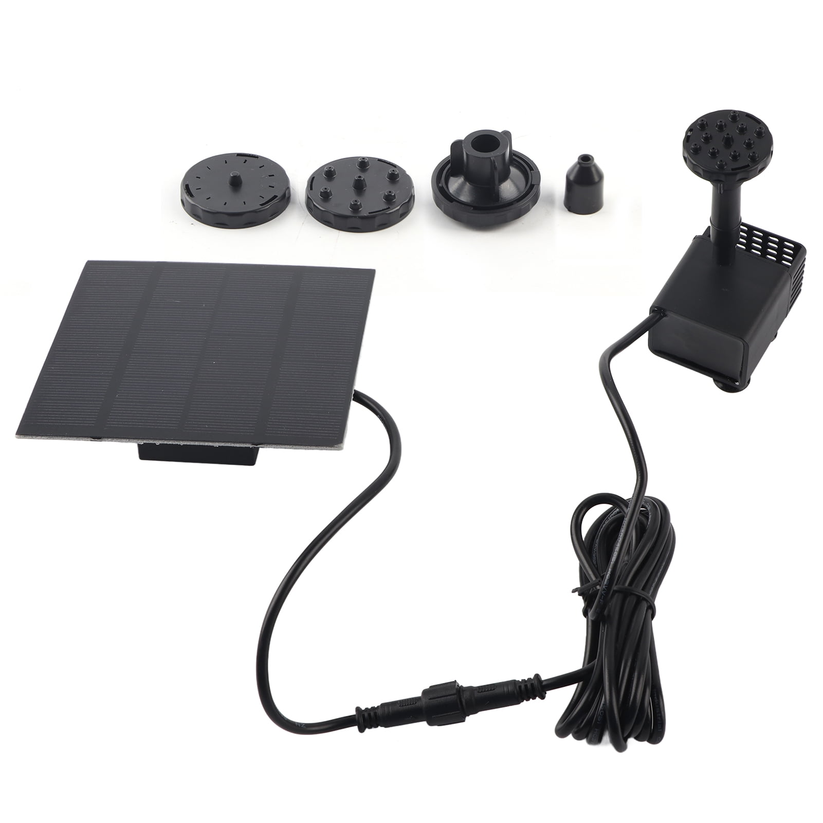 Solar Fountain Pump Powered Water Floating Sprinkler for Bird Bath