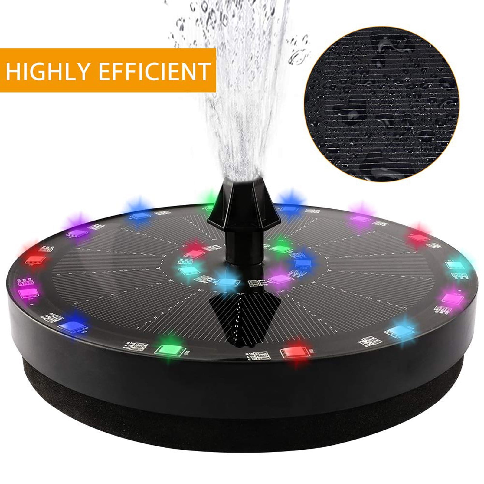 Solar Fountains Bird Bath Fountains Pond Outdoor Floating Solar