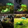 thumbnail image 1 of Solar Frog Garden Light, Waterproof Outdoor Decor Statue Auto On/Off, LED Yard Patio Pathway Lighting Gift(Green), 1 of 6