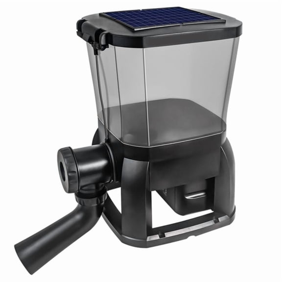 Solar Fully Automatic Timing Feeder Outdoor Fish Pond Fish Pond Feeder Large Capacity Bait Feeder 6L
