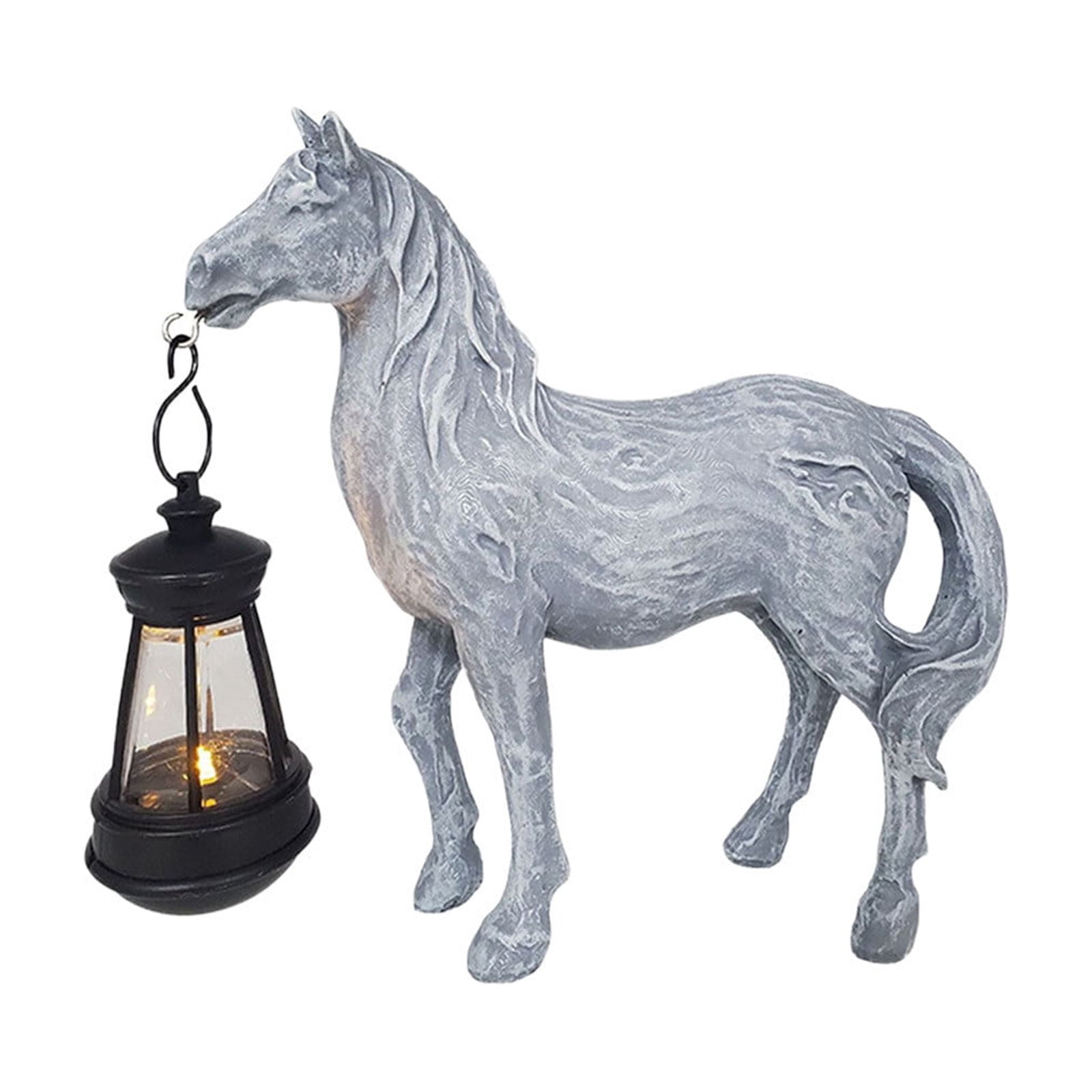 Solar Garden Animal Figurine Light Outdoor Decoration, Decorative Resin Landscape Lighting With Automatic Dusk To Dawn Sensor Waterproof Patio Yard Ornament Accent Lights