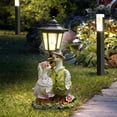 thumbnail image 1 of Solar Garden Birds Statue Light - Outdoor Resin Bird & Gnome Decor with Automatic Solar-Powered illumination for Garden, Patio, Lawn & Home Enhancement White, 1 of 6