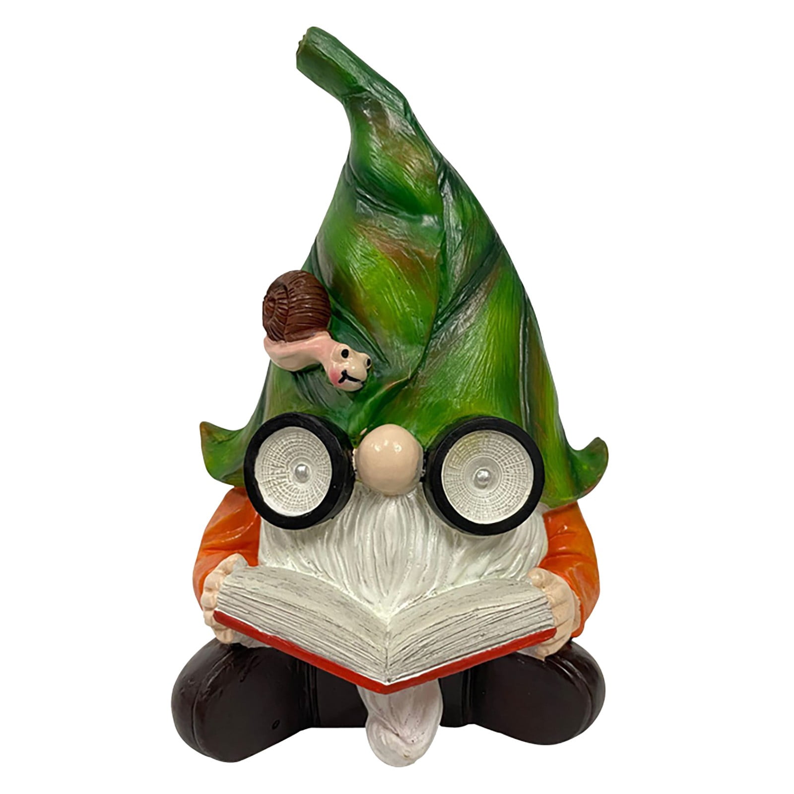 Solar Garden Christmas Ornament Handmade Statue Bust Garden Statuary