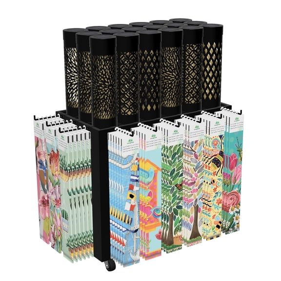 Solar Garden Column Display