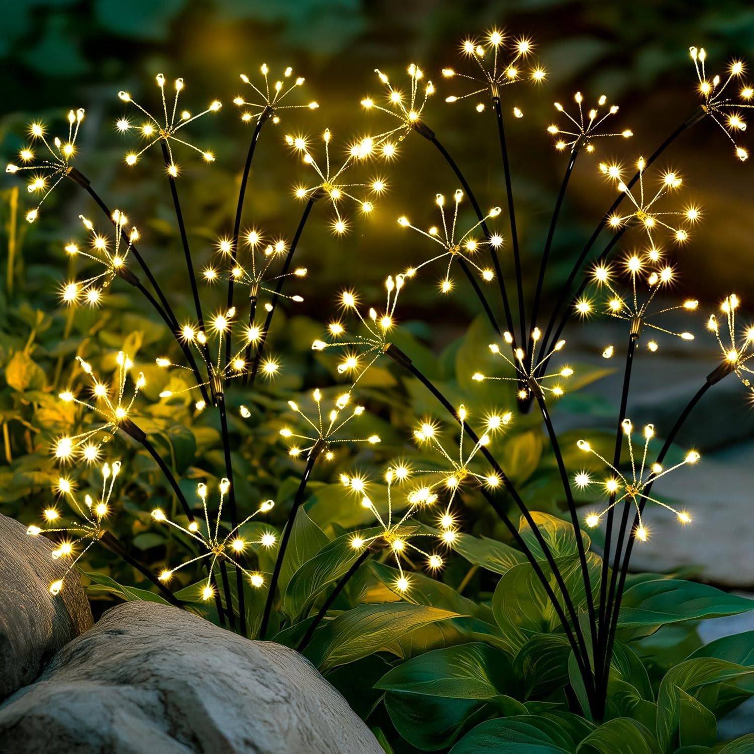 Solar Garden Decor Lights Outdoor, Solar Powered Lights Waterproof for ...