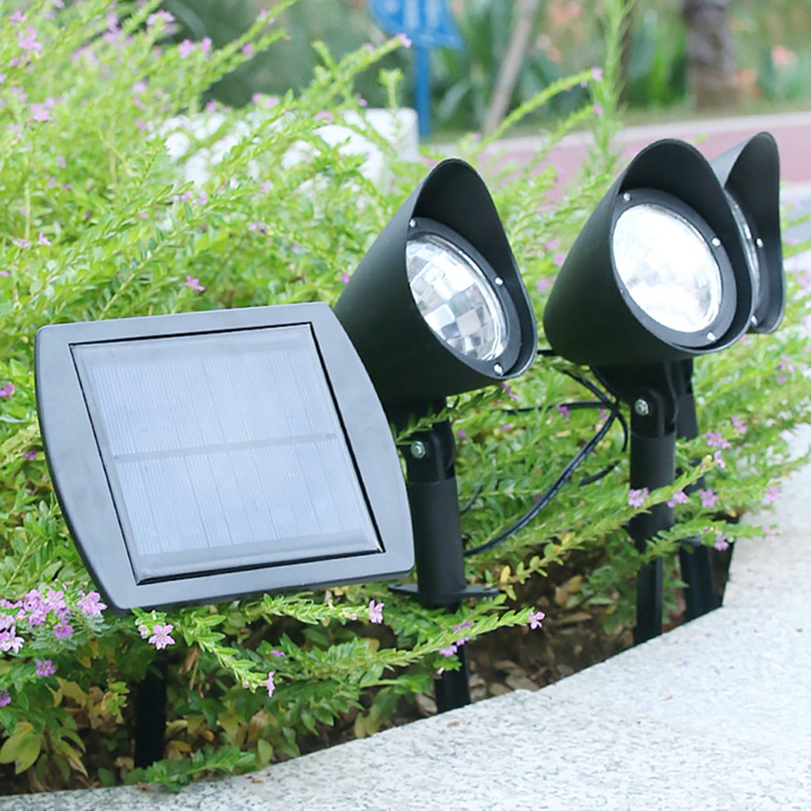 Solar Garden Decor Lights Outdoor Waterproof,Solar Powered Pathway ... - Modern Solar-Powered Home Outdoor Lighting