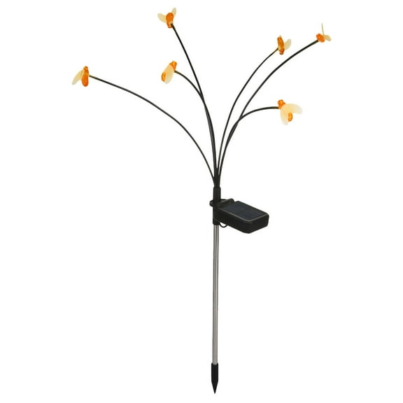 Solar Garden Light Decorative Garden Light Novelty Bee Shaped Solar Light Solar Powered Stake Lamp
