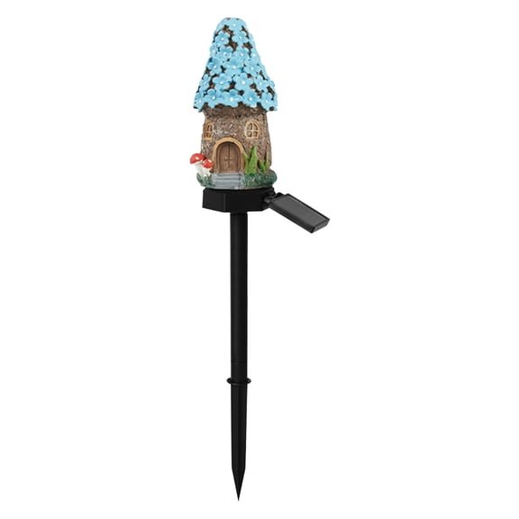 Solar Garden Light, Ground Lamp, Landscape Light, Resin Outdoor Solar Lamp, LED Waterproof Decor Light for Yard, Lawn, Pathway