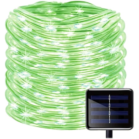 Solar Garden Lights, 100 LEDs 40ft Solar Rope Lights Waterproof Outdoor Copper Wire, 8Lighting Modes Outdoor Garden for Patio, Fence, Wedding Decor