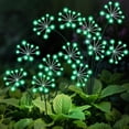 thumbnail image 1 of Solar Garden Lights 2 Pack Waterproof Swaying Starburst Light Solar Outdoor Lights for Yard Patio Walkway Pathway Party Wedding Decoration, Unique Gifts for Women, Green, 1 of 16