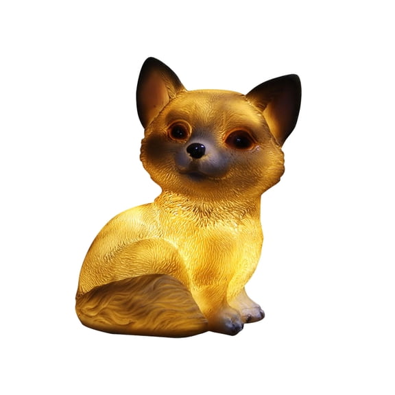 Solar Garden Lights Cute Animal Shaped Lamps Rabbit Designs Warm Yellow Glow Nighttime Ambiance In-Sun Charging Solar Panel Whimsical Outdoor