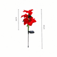 thumbnail image 1 of Solar Garden Lights, IP65 Waterproof Solar Flowers Lights Landscape Lighting Simulation Poinsettia LED Lighting Stakes for Pathway, Garden, Patio, Yard, Lawn Outdoor Decor, 1 of 2